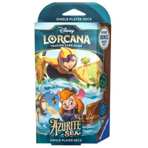 Product detail of Disney Lorcana: Azurite Sea - Starter Deck Emerald &amp; Sapphire