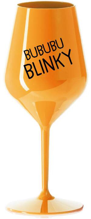 Product detail of BUBUBUBLINKY - oranžová nerozbitná sklenice na víno 470 ml