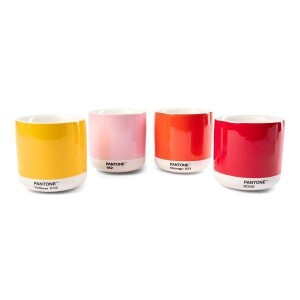 Product detail of Pantone Latte Termohrnek - Yellow, Red, Orange, Light Pink (set 4 ks)