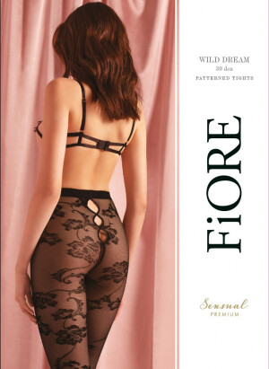 Product detail of Dámské punčochové kalhoty Fiore O 5040 Wild Dream 30 den 2-4 černá 3-M