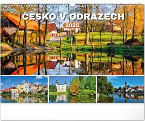 Product detail of Kalendář 2025 nástěnný: Česko v odrazech, 48 × 33 cm
