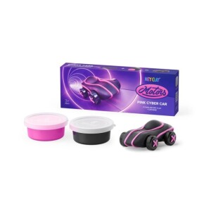 Product detail of Hey Clay Kreativní sada - Cyber Auto růžové - TM Toys