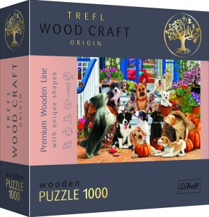 Product detail of Trefl Wood Craft Origin Puzzle Psí přátelství 1000 dílků - Tolo