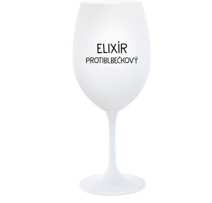 Product detail of ELIXÍR PROTIBLBEČKOVÝ - bílá  sklenice na víno 350 ml