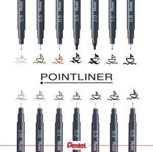 Product detail of Pent.S20P-C20A Dokumentní Popisovač Černý 2,0Mm
