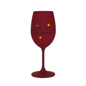 Product detail of JEDNOU V ROCE NA VÁNOCE - bordo sklenice na víno 350 ml
