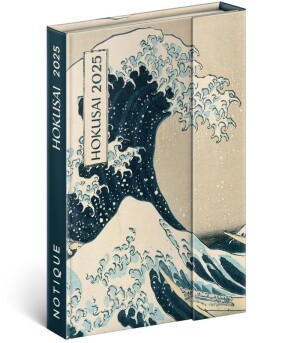 Product detail of Diář 2025: Katsushika Hokusai - týdenní, magnetický, 11 × 16 cm