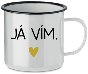 Product detail of JÁ VÍM. - bílý plecháček 350 ml