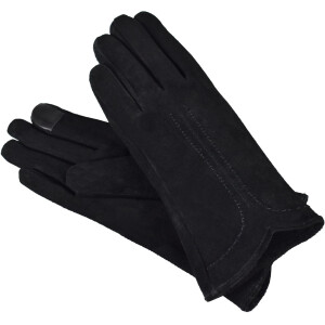 Product detail of Semiline Dámské semišové antibakteriální rukavice P8215 Black M