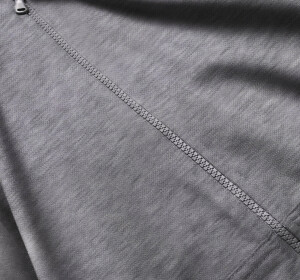 Product detail of Tmavě šedá rozepínací dámská mikina s kapucí (W08-5) odstíny šedé XL (42)