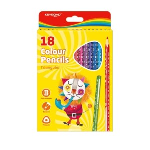 Product detail of Keyroad Pastelky trojhranné 18 ks