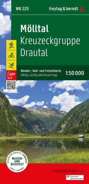 Product detail of Mölltal 1:50 000 / turistická, cyklistická a rekreační mapa