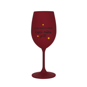 Product detail of MÁM NACHYSTÁNO, NYNÍ MŮŽU PÍT - bordo sklenice na víno 350 ml