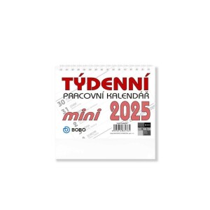 Product detail of BOBO Stolní pracovní kalendář MINI 2025