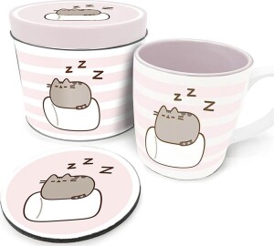 Product detail of Pusheen: Dárkový set v plechovce (hrnek + podtácek) - EPEE