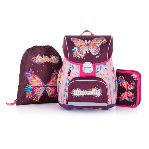 Product detail of Oxybag Školní set 3 dílný premium - Motýl