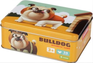 Product detail of Puzzlika 14262 Buldoček - psí móda - magnetická hra 50 dílků a 8 předloh