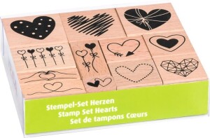 Product detail of HEYDA Set razítek srdíčka 12 ks