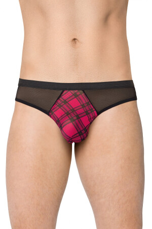 Product detail of Pánská tanga 4524 - SOFTLINE COLLECTION černo-růžová M/L