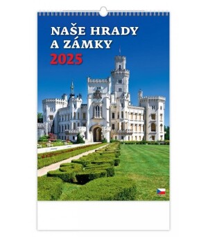 Product detail of Kalendář nástěnný 2025 - Naše hrady a zámky