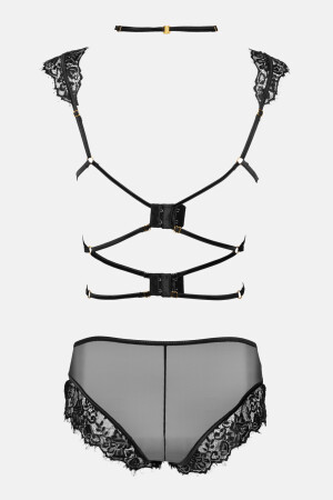 Product detail of LivCo Corsetti Fashion Set Palmenom Black S/M
