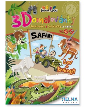 Product detail of 3D omalovánky Safari