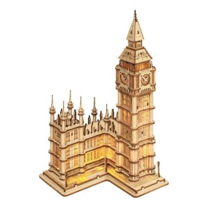 Product detail of Puzzle 3D Big Ben/220 dílků, svítící, dř