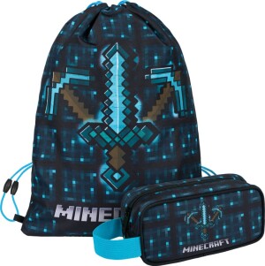 Product detail of BAAGL Minecraft set - Blue Axe and Swor (penál, sáček na cvičky)