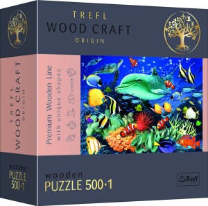 Product detail of Trefl Wood Craft Origin Puzzle Život v moři 501 dílků - dřevěné - Tolo