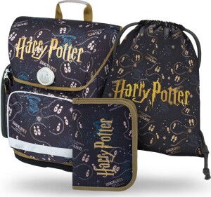 Product detail of BAAGL Set 3 ks Ergo - Harry Potter Pobertův plánek (aktovka, penál, sáček)