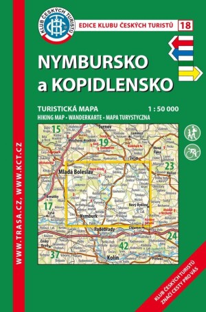 Product detail of KČT 18 Nymbursko a Kopidlnsko 1:50 000/ 5. vydání 2022