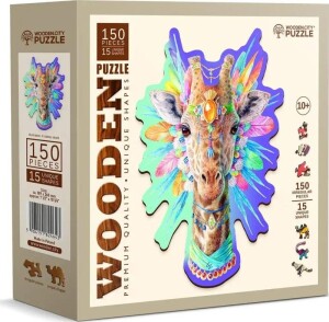 Product detail of Dřevěné puzzle Elegantní žirafa 150 dílků
