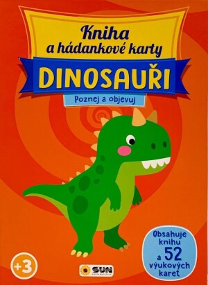 Product detail of Kniha a hádankové karty Dinosauři - Poznej a objevuj