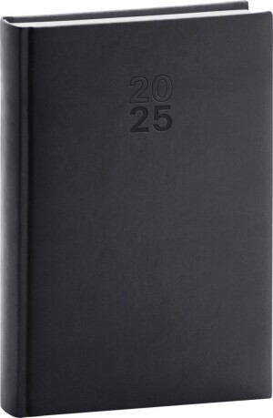 Product detail of Diář 2025: Aprint - černý, denní, 15 × 21 cm