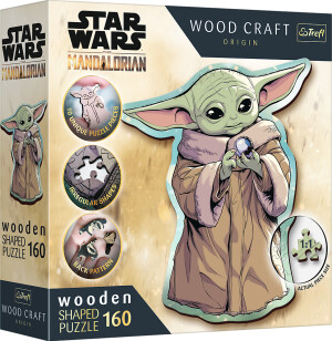 Product detail of Puzzle Wood Craft Origin The Mandalorian: Grogu 160 dílků - Trefl