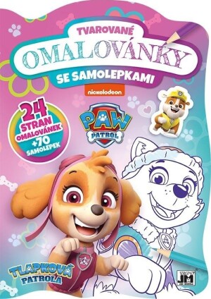 Product detail of Tlapková patrola - Tvarované omalovánky se samolepkami, 1.  vydání