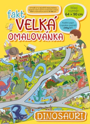 Product detail of Fakt velká omalovánka Dinosauři