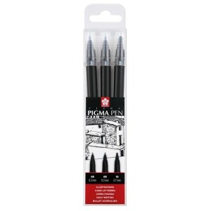 Product detail of Sakura Sada Pigma Pen Black 3 ks