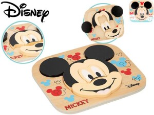 Product detail of Mickey Mouse puzzle dřevěné 6dílků