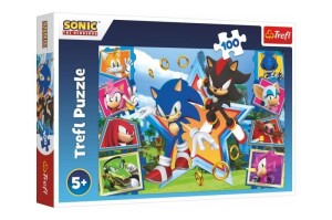 Product detail of Puzzle Sonic: Seznamte se s ježkem 100 dílků