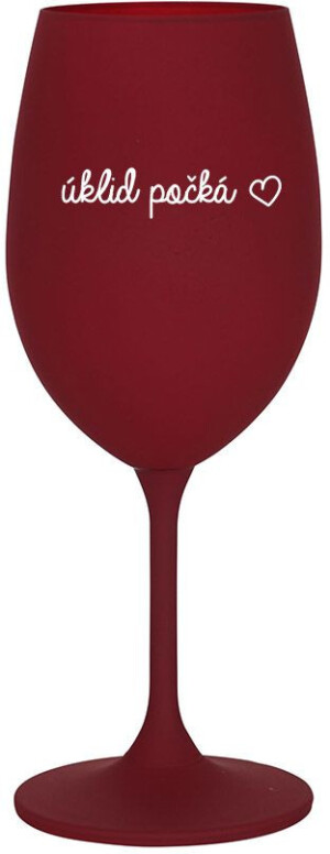 Product detail of ÚKLID POČKÁ - bordo sklenice na víno 350 ml