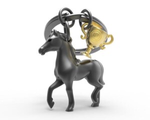 Product detail of MTM Klíčenka - Kůň závodní s trofejí