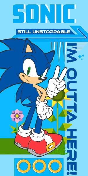 Product detail of Dětská osuška Nezastavitelný Ježek Sonic