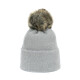 Světle šedá čepice Soft Fluff - Art of Polo Univerzální - thumb (1)