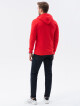 Pánská mikina Ombre Sweatshirt B977-1 Červená L - thumb (3)