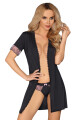 Dámský župan Dina - LivCo CORSETTI FASHION černá L/XL - thumb (3)