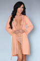 Dámský župan LivCo Corsetti Natela Peach L/XL - thumb (0)