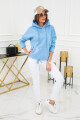 Mikina Noemi WJ8890 Baby Blue - Vittoria Ventini L - thumb (1)