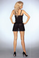 Smyslná košilka Ebony - LivCo Corsetti černá XL - thumb (0)
