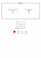 Tanga 838-THO thong - Obsessive červená L/XL - thumb (1)